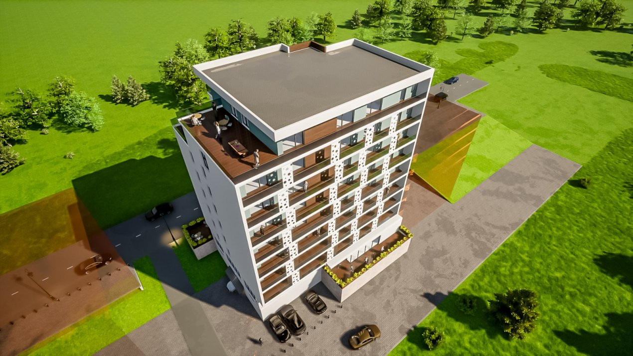 Apartament imens cu 4 dormitoare finisat zona Campus Constanta