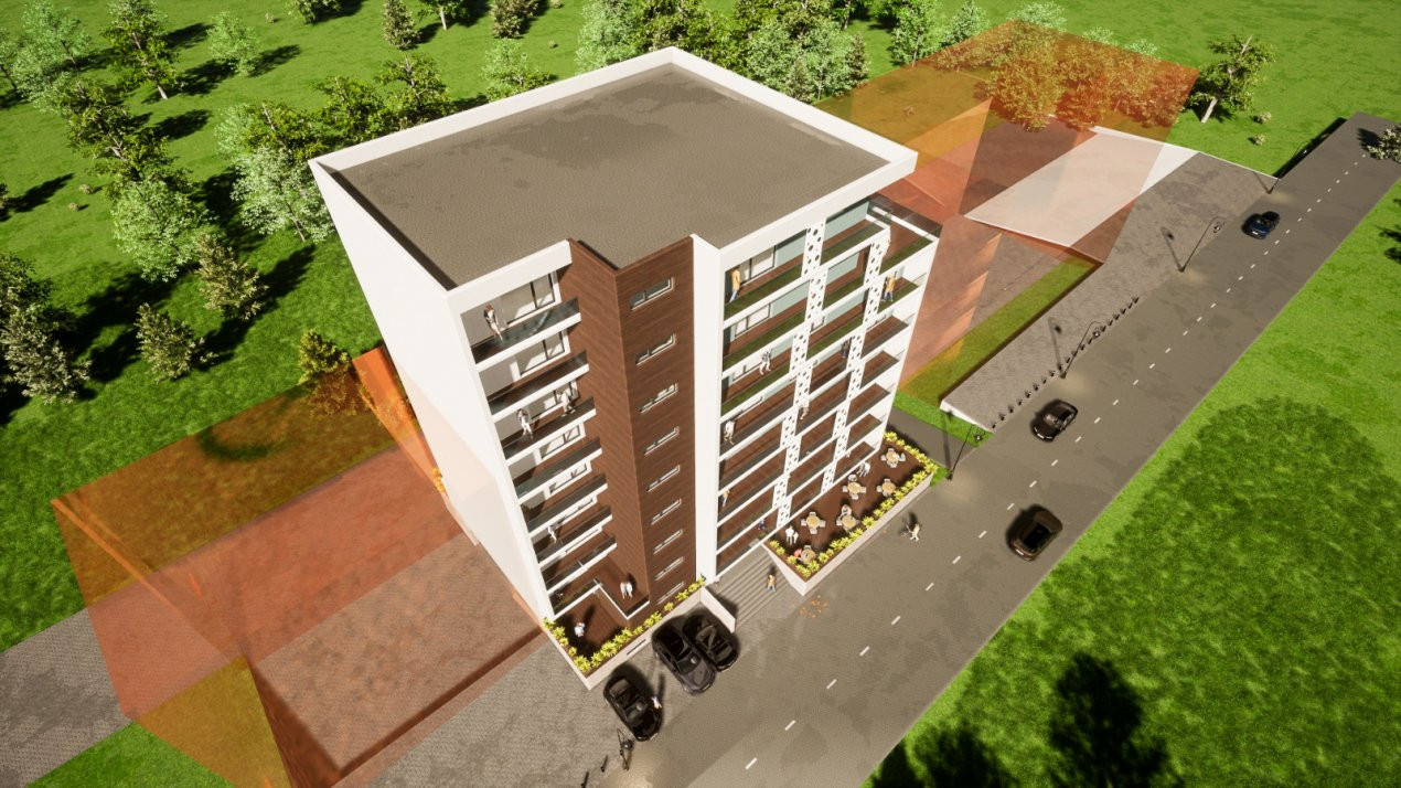 Apartament imens cu 4 dormitoare finisat zona Campus Constanta