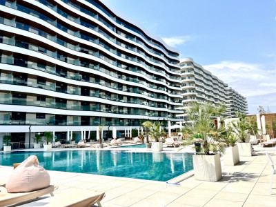 Studio cu vedere la mare - in ansamblu Casa del Mar! primul rand la plaja