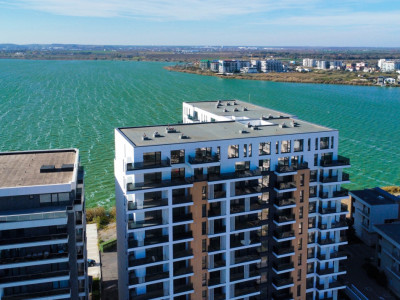 Apartament cu 2 camere-Mamaia Nord, bloc finalizat vedere frontala LAC