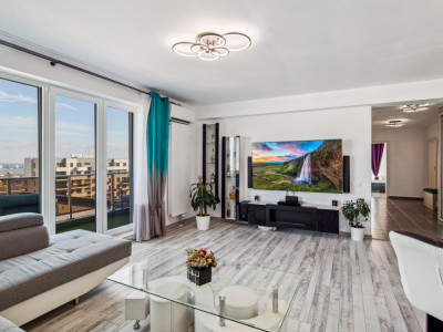 Penthouse 4 camere, mobilat si utilat premium in Complex Maurer, Tomis Plus 