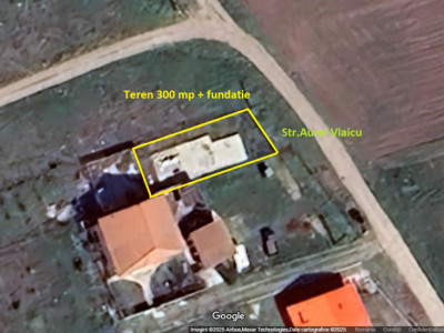 Teren agigea de vanzare cu fundatie casa parter