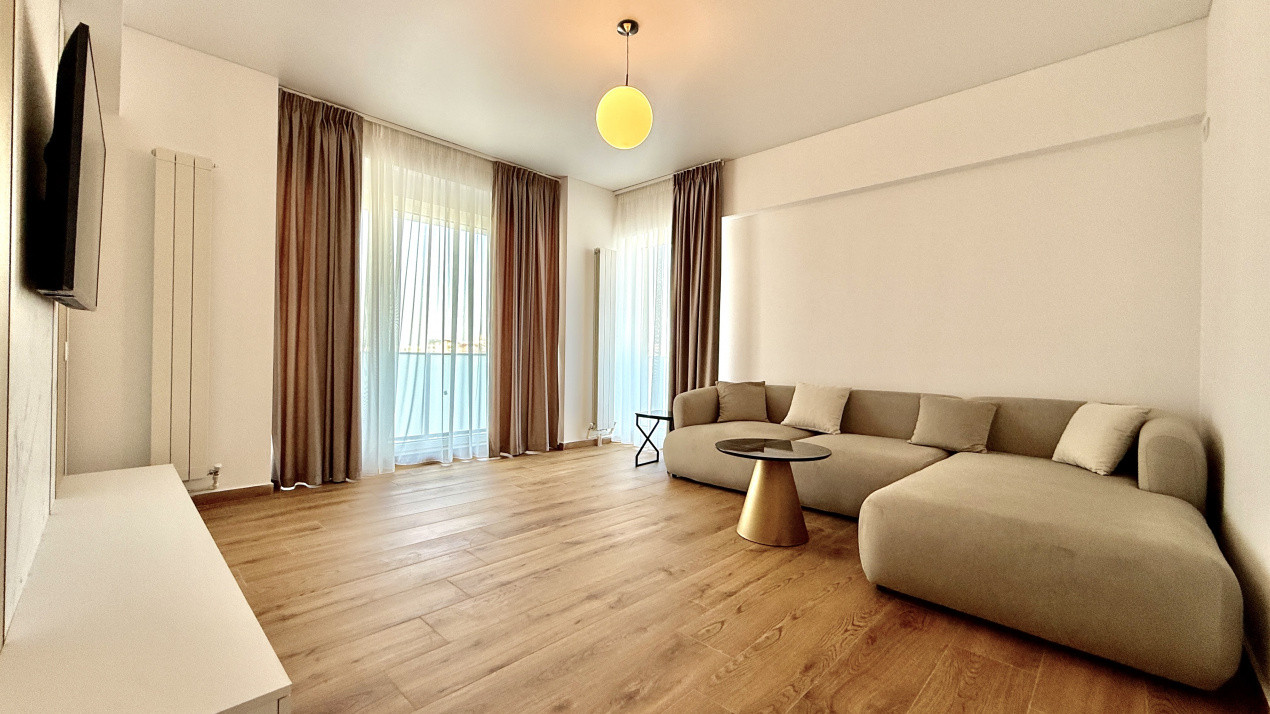 Apartament cu 2 camere mobilat si utilat decomandat cu bucataria inchisa