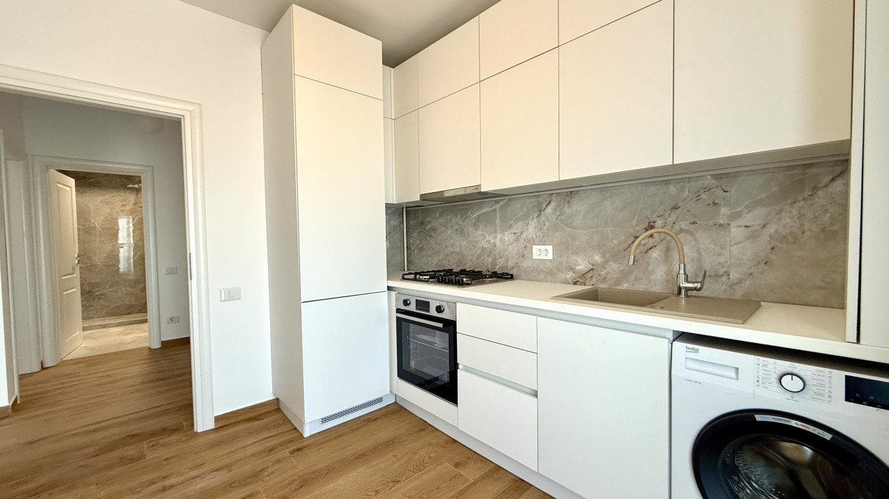 Apartament cu 2 camere mobilat si utilat decomandat cu bucataria inchisa
