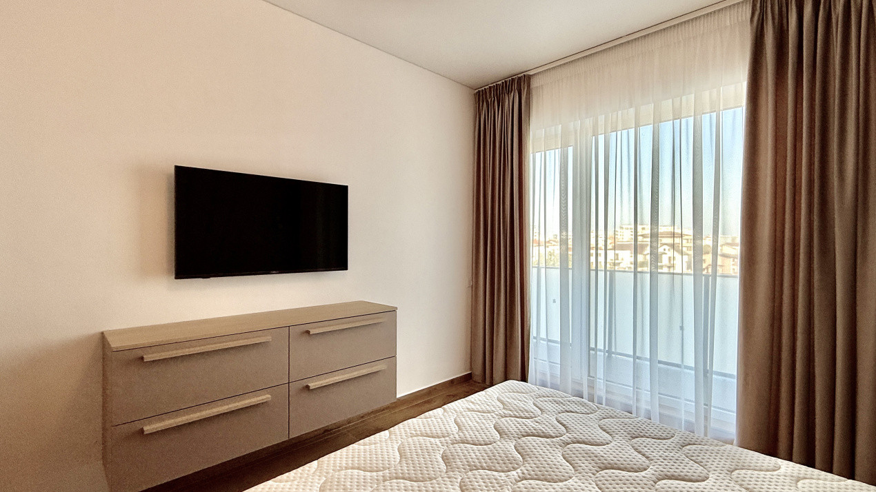 Apartament cu 2 camere mobilat si utilat decomandat cu bucataria inchisa