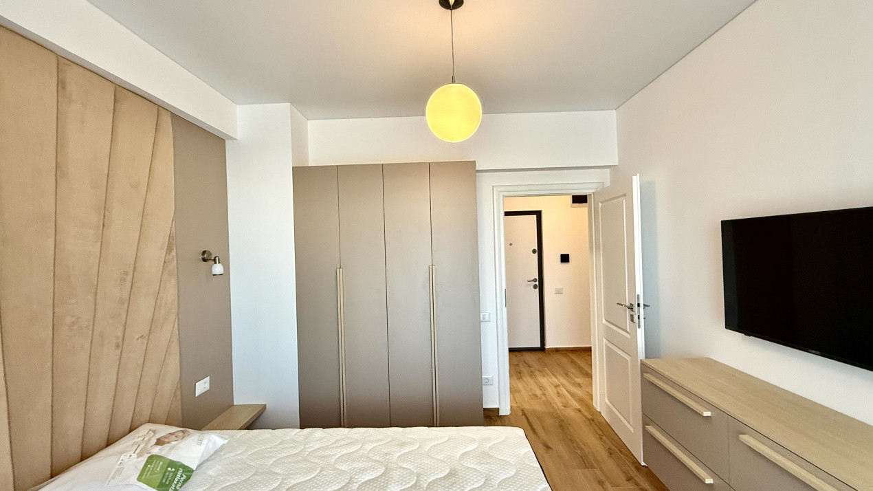 Apartament cu 2 camere mobilat si utilat decomandat cu bucataria inchisa
