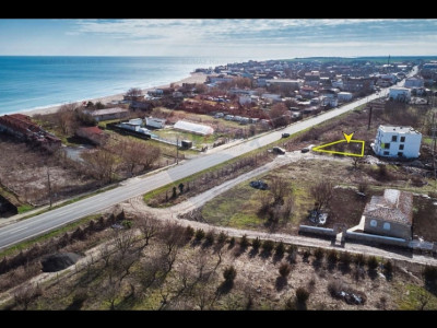 Teren de vanzare in Vama Veche la drumul national, 506mp, 160ml pana la plaja