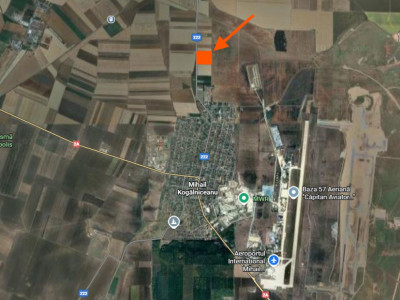 Teren intravilan 7ha, deschidere 234m la drum județean, Mihail Kogălniceanu