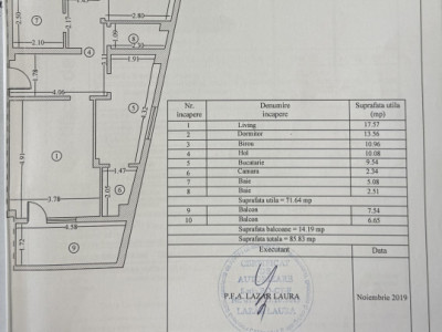 Constanta-Inel II - Apartamant cu 3 camere decomandat, la cheie