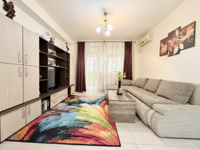 Apartament 2 camere  în Tomis Plus – balcon închis 15 mp, parcare proprie