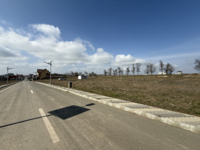 Teren Techirghiol 750 mp ,cartier nou cu străzi asfaltate
