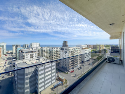 Apartament in Mamaia la etajele 10+11 cu vedere superba