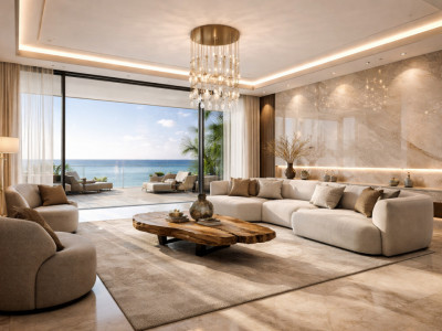 Penthouse Olimp – 139 mp | etaj 15 | panoramă frontala la mare, finisaje Tempini