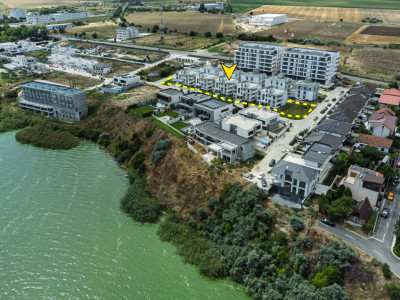 Apartament 3 camere | Ovidiu Sud cu TERASA DE '70 mp si vedere la LAC