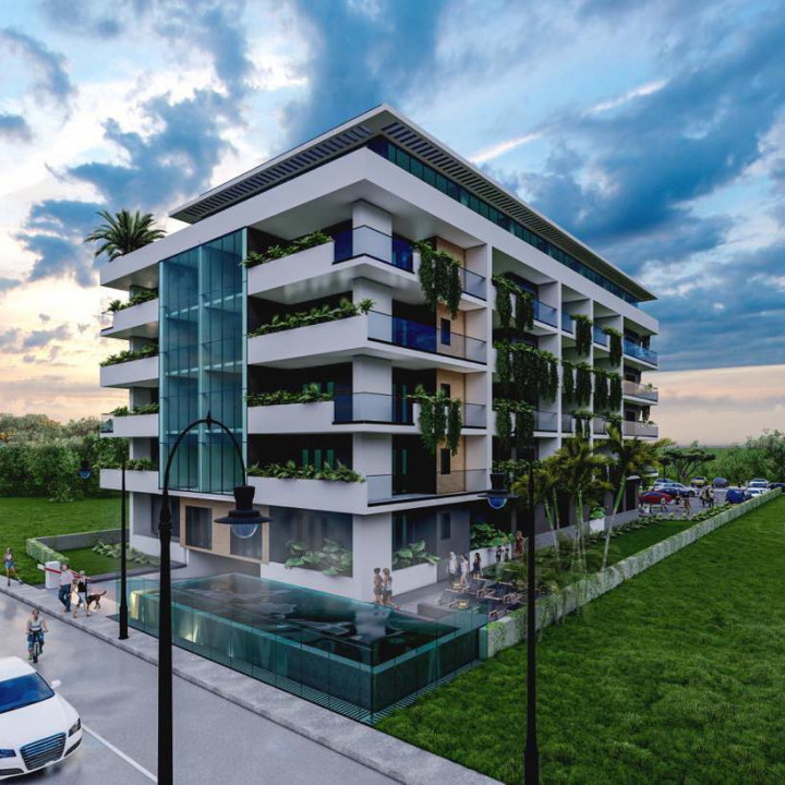 Apartament spatios 2 camere cu vedere către Mare  & piscină - Mamaia Nord - Rate