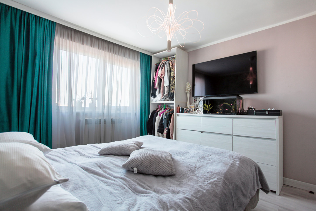 Apartament decomandat 2 camere Tomis Nord, complet mobilat, utilat, 2 dormitoare